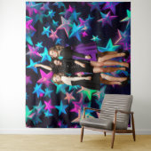 Tenture Party 90s Shot Starry Backdrop (En situation)