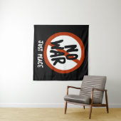 Tenture Pas de guerre juste la paix (En situation (horizontale))