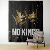 Tenture Pas de rois protestent (En situation)