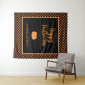 Tenture Pas de trucs juste traiter les citrouilles d'Hallo (En situation (horizontale))