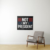 Tenture Pas Mon Président (En situation (horizontale))