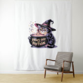 Tenture Passe De Ma Potion, Kawaii Halloween Witch Cat Cla (En situation)