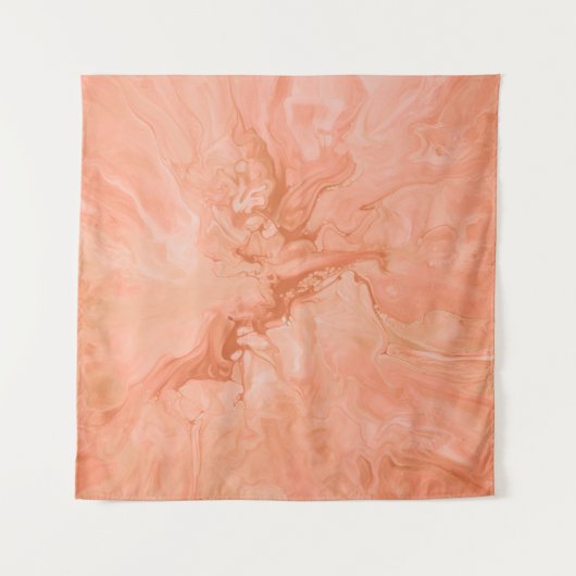 TENTURE PASTEL CORAL ABSTRACT ILLUSTRATION (Devant)