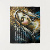 Tenture Pastel Drawing Blessed Virgin Mother Message (Devant)