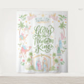 Tenture Pastel Nativity | Glory to the Newborn King (Devant)