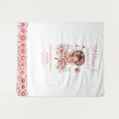 Tenture Pastel Pink Fairy Cute Floral 2 Birthday Backdrop (Devant (Horizontal))