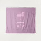 Tenture Pastel Purple & Pink clair | Texte modifiable mode (Devant (Horizontal))