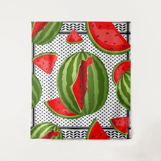 Tenture Pastèque Palestine - Slice (Devant)