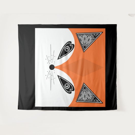 Tenture Patchwork Fox, applique Fox, Fox, enfants (Devant (Horizontal))