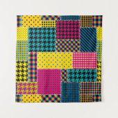 Tenture Patchwork géométrique : Arrière - plan sans forme  (Devant (Horizontal))