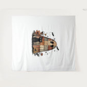 Tenture Patchwork Halloween Ghost chat noir Essential T-Sh (Devant (Horizontal))