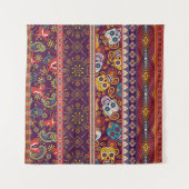 Tenture patchwork mexicain : design vintage traditionnel. (Devant (Horizontal))