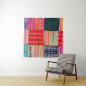 Tenture Patchwork multicolore : Surface composée de style  (En situation)