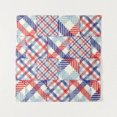 Tenture Patchwork Plaid Classique : Motif Carré (Devant (Horizontal))