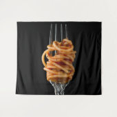 Tenture Pâtes filées sur une Fourche, Spaghetti alimentair (Devant (Horizontal))