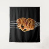 Tenture Pâtes filées sur une Fourche, Spaghetti alimentair (Devant)