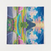 Tenture "Pathway through Spring - Imaginaire Floral (Devant (Horizontal))