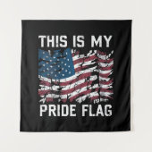Tenture Patriotic American This Is My Pride Flag USA (Devant)