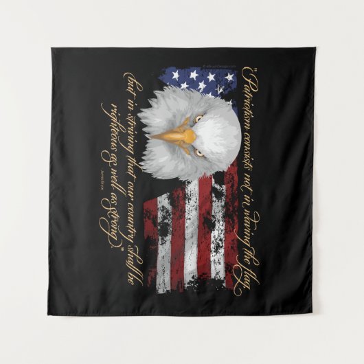 Tenture Patriotisme juste (Devant (Horizontal))