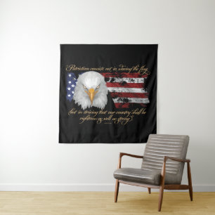 Tenture Patriotisme juste