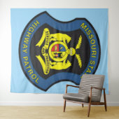 Tenture Patrouille routière de l'État du Missouri (En situation (horizontale))