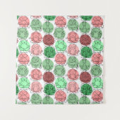 Tenture Patter les yoga poses | Yoga seamless pattern 18 (Devant)