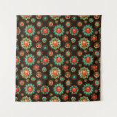 Tenture Pattern de Ethnic Brooches Seamless (Devant)