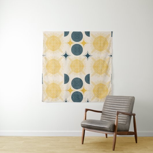 Tenture Patters de Boho Celestial (En situation)