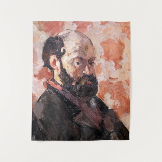 Tenture Paul Cezanne - Autoportrait avec arrière - plan ro (Devant)