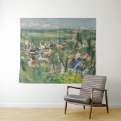 Tenture Paul Cezanne - Auvers, Vue panoramique (En situation (horizontale))