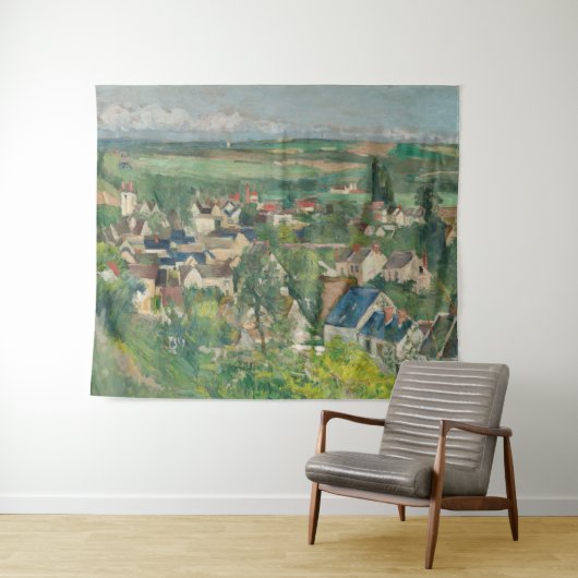Tenture Paul Cezanne - Auvers, Vue panoramique (En situation (horizontale))
