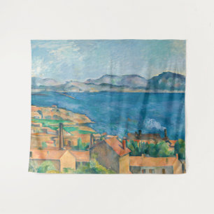 Tenture Paul Cezanne - Baie de Marseille, vue d'Estaque