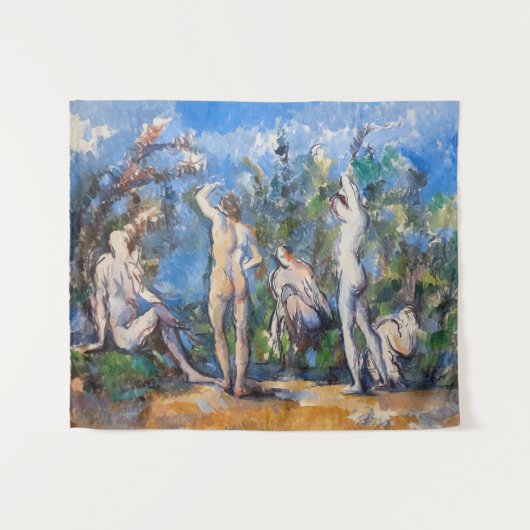 Tenture Paul Cezanne - Cinq Baigneurs (Devant (Horizontal))