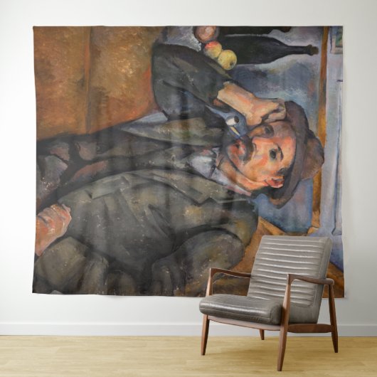Tenture Paul Cezanne - Fumeur (En situation (horizontale))
