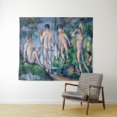 Tenture Paul Cezanne - Groupe de Baigneurs (En situation (horizontale))