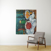 Tenture Paul Cezanne - La vie morte avec les cerises et le (En situation)