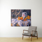 Tenture Paul Cezanne - La vie morte avec un rideau (En situation (horizontale))