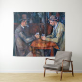 Tenture Paul Cezanne - Les Joueurs De Cartes (En situation (horizontale))