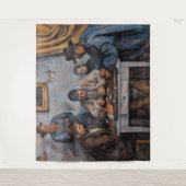 Tenture Paul Cezanne - Les Joueurs De Cartes (Devant)