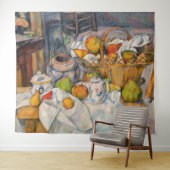 Tenture Paul Cezanne - Nature morte avec panier (En situation (horizontale))
