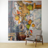 Tenture Paul Cezanne - Nature morte avec panier (En situation)