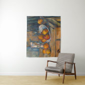 Tenture Paul Cezanne - Nature morte avec pot à lait et fru (En situation)