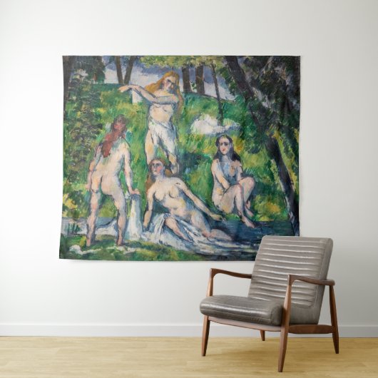 Tenture Paul Cezanne - Quatre Bathers (En situation (horizontale))