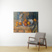 Tenture Paul Cezanne - Vie morte avec Jug de Lait et Fruit (En situation (horizontale))