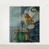 Tenture Paul Cezanne - Vie morte avec pommes (Devant)