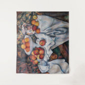 Tenture Paul Cezanne - Vie morte, Pommes et Oranges (Devant)