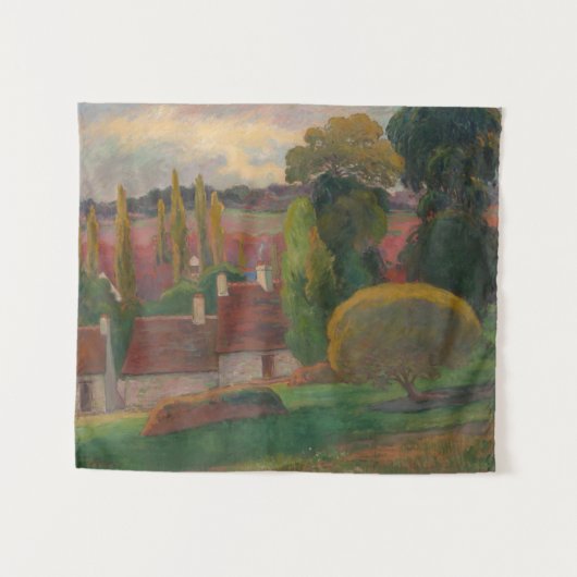 Tenture Paul Gauguin "Ferme en Bretagne" (Devant (Horizontal))