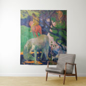 Tenture Paul Gauguin - Le Cheval Blanc (En situation)