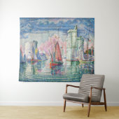 Tenture Paul Signac - Entrée du port de La Rochelle (En situation (horizontale))