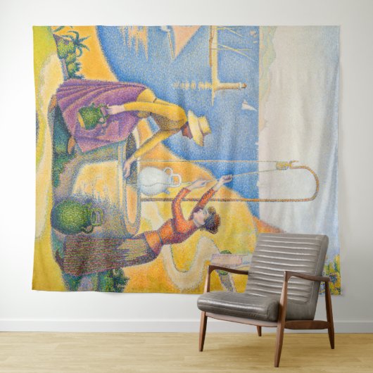 Tenture Paul Signac - Femmes dans le puits (En situation (horizontale))